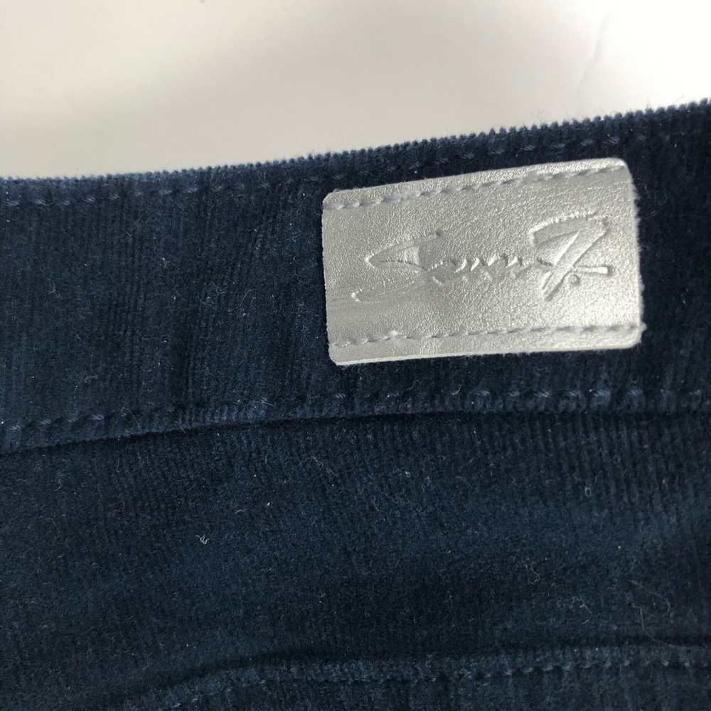 Seven7 Blue Corduroy Ultra High Rise Skinny Jeans Size 18 - Picture 5 of 5